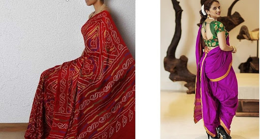 Chanderi Saree and Nauvari Saree